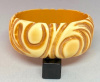 BB253 wide corn swirl carved bangle